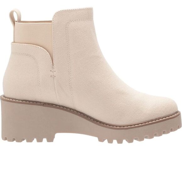 Dolce Vita Rielle womens Ankle Bootie in canvas sz 10 - Picture 4 of 9
